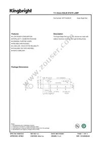 WP7104SRC/E Datasheet Cover