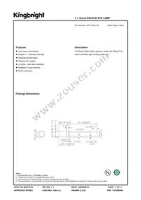 WP7104SYCK Datasheet Cover