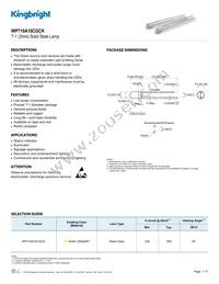 WP710A10CGCK Datasheet Cover