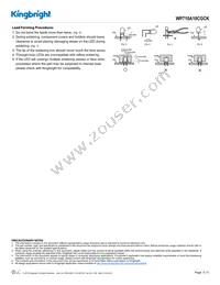 WP710A10CGCK Datasheet Page 5