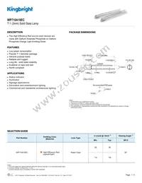 WP710A10EC Datasheet Cover