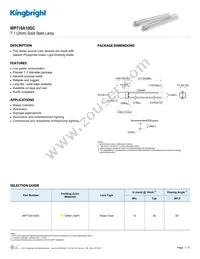 WP710A10GC Datasheet Cover