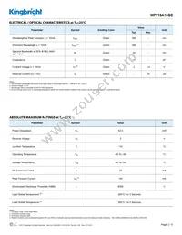 WP710A10GC Datasheet Page 2