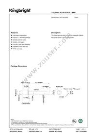 WP710A10GD Datasheet Cover