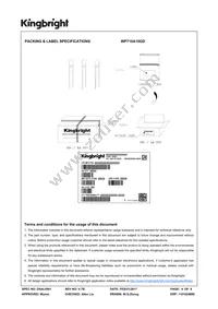 WP710A10GD Datasheet Page 4