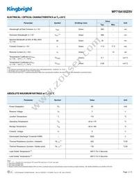 WP710A10GD5V Datasheet Page 2