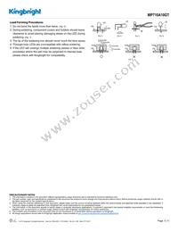 WP710A10GT Datasheet Page 5
