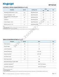 WP710A10LID Datasheet Page 2