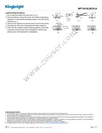 WP710A10LSECK/J4 Datasheet Page 5