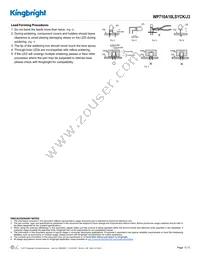 WP710A10LSYCK/J3 Datasheet Page 5