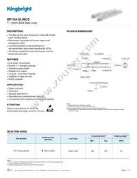 WP710A10LVBC/D Datasheet Cover