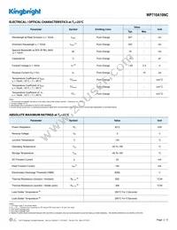 WP710A10NC Datasheet Page 2