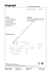 WP710A10NT Datasheet Cover
