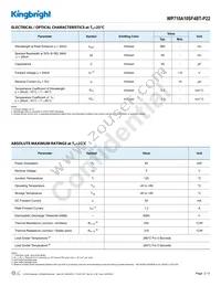 WP710A10SF4BT-P22 Datasheet Page 2