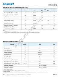 WP710A10SF4C Datasheet Page 2