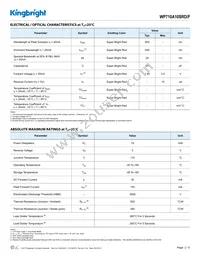 WP710A10SRD/F Datasheet Page 2