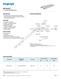 WP710A10YC Datasheet Cover