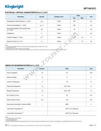 WP710A10YC Datasheet Page 2