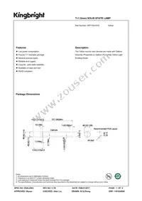 WP710A10YD Datasheet Cover