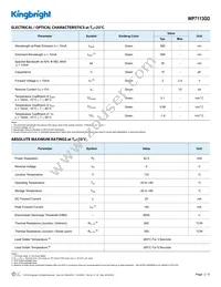 WP7113GD Datasheet Page 2