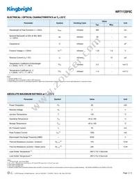 WP7113SF6C Datasheet Page 2