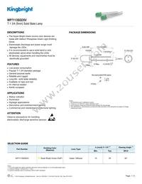 WP7113SGD5V Datasheet Cover