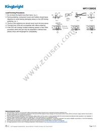 WP7113SRD/E Datasheet Page 5
