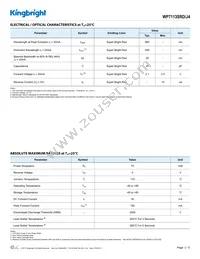 WP7113SRD/J4 Datasheet Page 2