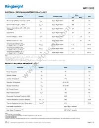 WP7113SYC Datasheet Page 2