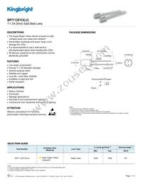 WP7113SYCK/J3 Datasheet Cover