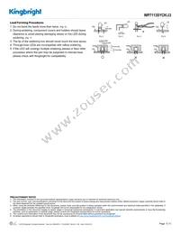 WP7113SYCK/J3 Datasheet Page 5