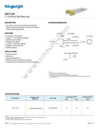 WP7113YD Datasheet Cover