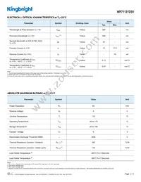 WP7113YD5V Datasheet Page 2