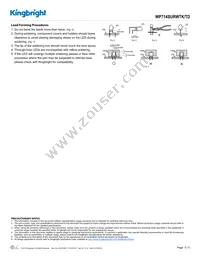 WP714SURWTK/TD Datasheet Page 5