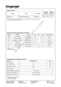 WP793SRD/H Datasheet Page 2