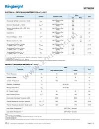 WP799EGW Datasheet Page 2