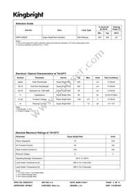 WP813SRD/F Datasheet Page 2