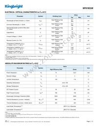 WP819EGW Datasheet Page 2