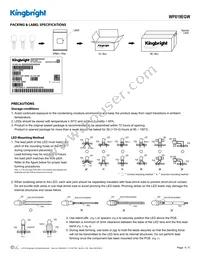 WP819EGW Datasheet Page 4