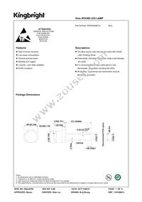 WP9294QBC/G Datasheet Cover