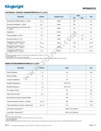 WP9294ZGC/G Datasheet Page 2