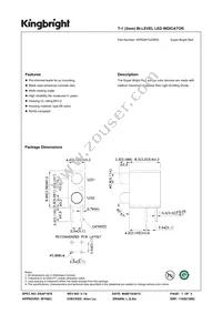 WP934FG/2SRD Datasheet Cover