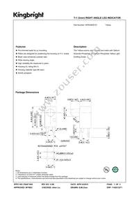 WP934RS/YD Datasheet Cover