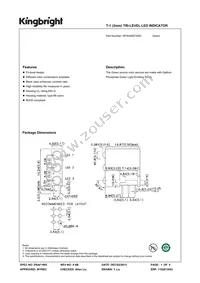 WP934RZ/3GD Datasheet Cover