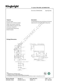 WP934RZ/3SRD Datasheet Cover