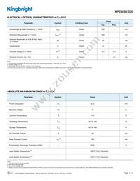 WP934SA/3GD Datasheet Page 2