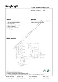 WP934SA/3GT Datasheet Cover