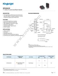 WP934SA/3ID Datasheet Cover