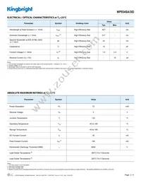 WP934SA/3ID Datasheet Page 2