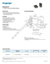 WP934SA/3YD Datasheet Cover